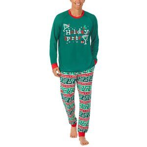 Pajamarama Merrily Coupled Long PJ Holiday Spirits LG